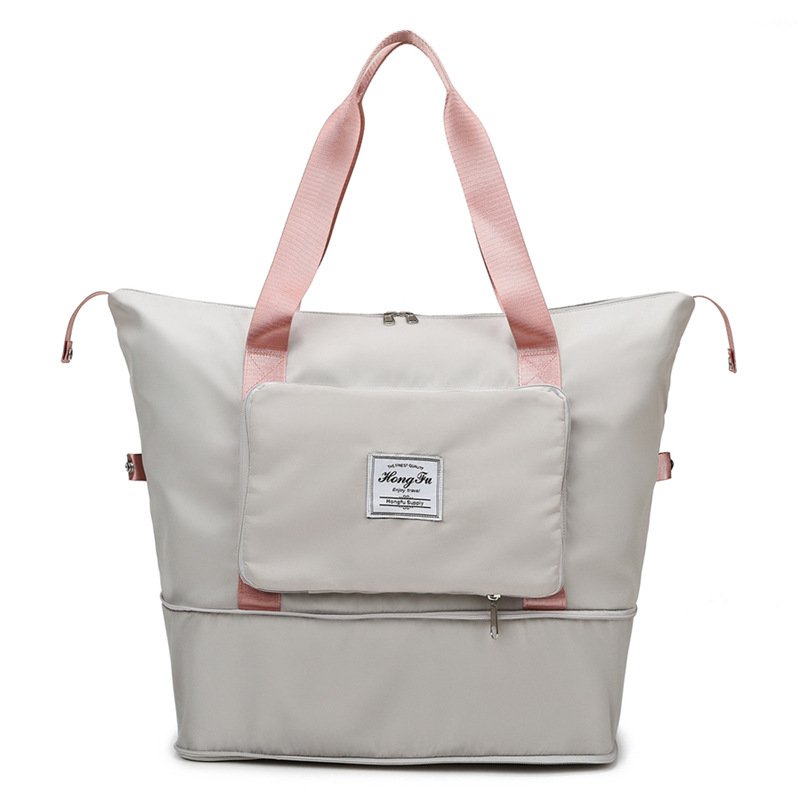 Dry and wet separation sports portable shoulder bag in fashion sports style